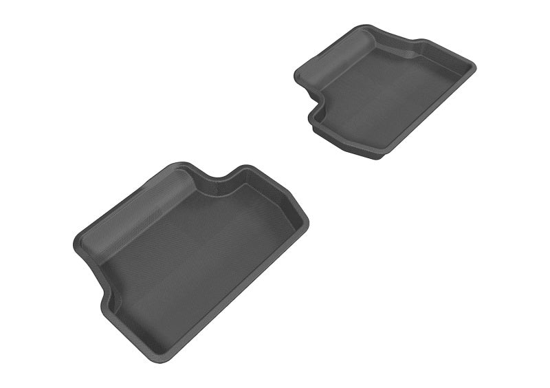 3D MAXpider 2014-2019 Mini Hardtop 2-Door Kagu 2nd Row Floormats - Black L1MN01021509