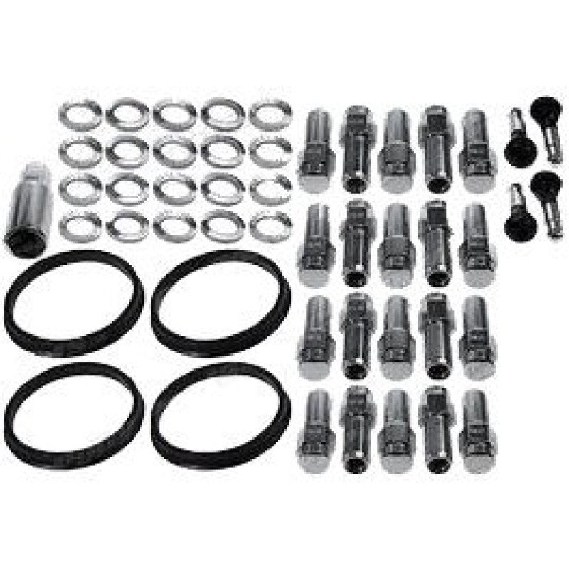 Race Star 7/16in GM Closed End Deluxe Lug Kit - 20 PK 601-1414-20