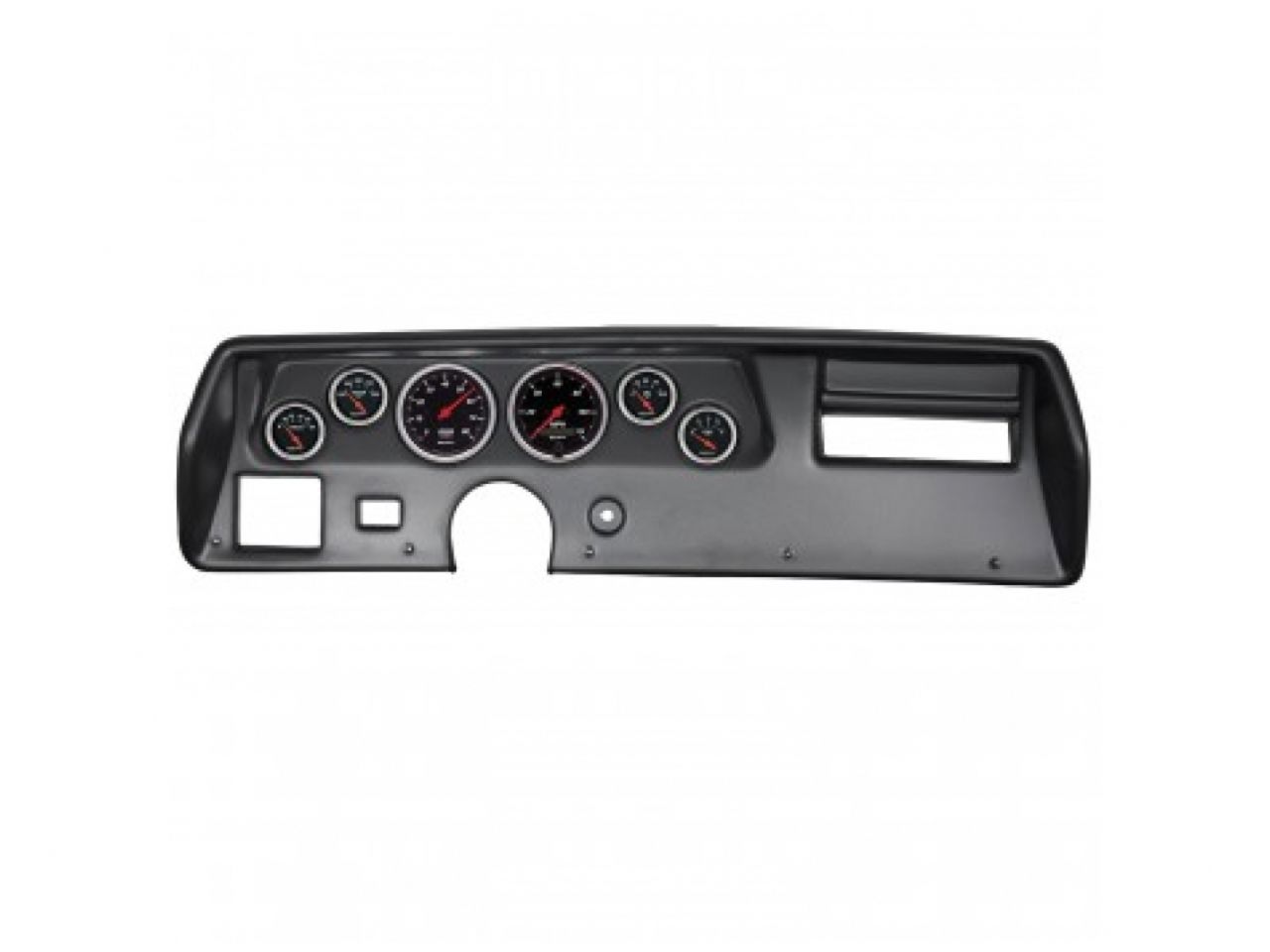 Autometer 6 Gauge Direct-Fit Dash Kit, Chevelle SS / El Camino / Monte 70-72