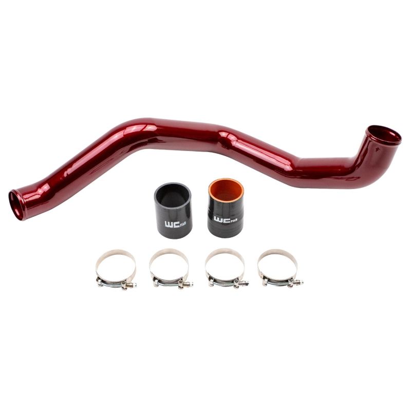 Wehrli 2020+ Chevrolet 6.6L L5P Duramax Driver Side 3in Intercooler Pipe - WCFab Red WCF100365-RED