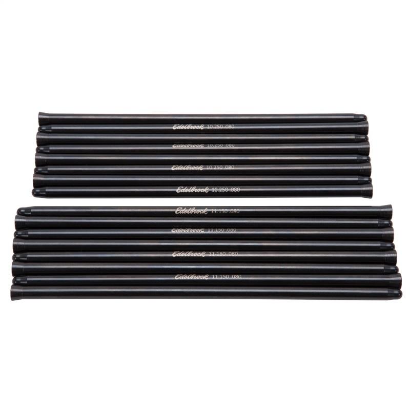 Edelbrock Push Rod Set Hardened Steel Chrysler 426-572 Gen II Hemi 3/8In Od X 10 250In Long 9618 Main Image