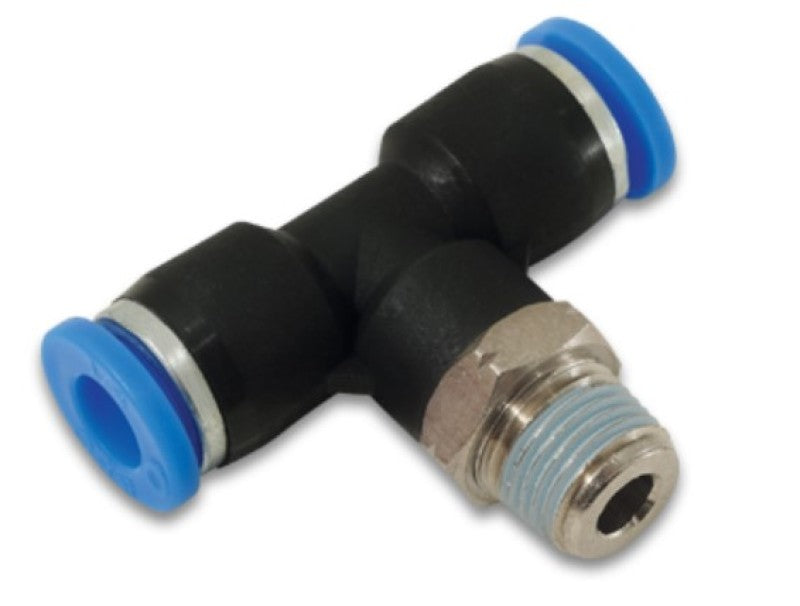 Vibrant Male Tee 1-Touch Fitting for 5/32in OD Tube (1/8in NPT) 22630