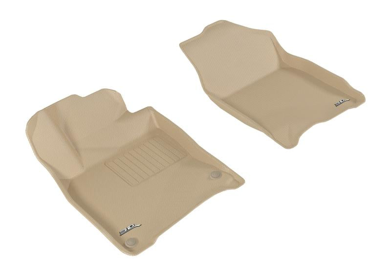3D MAXpider 2016-2020 Honda Civic Kagu 1st Row Floormat - Tan L1HD07411502 Main Image