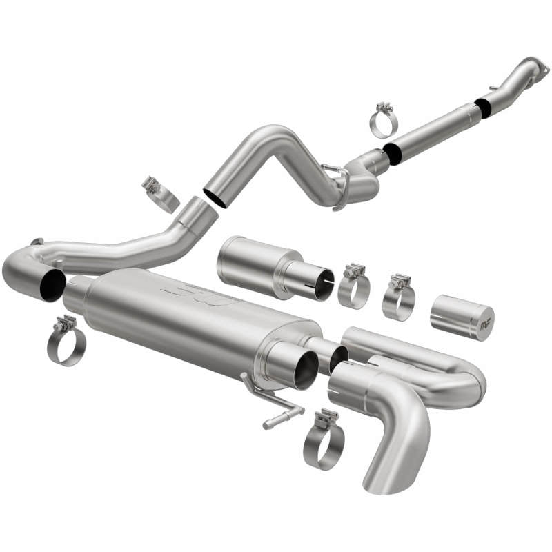 MagnaFlow 2021 Ford Bronco Overland Series Cat-Back Exhaust w/ Single Straight Driver Exit- No Tip 19559