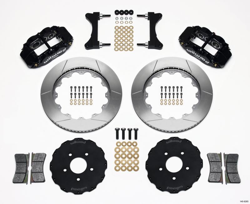 Wilwood Narrow Superlite 6R Front Hat Kit 14.00in Mitsubishi EVO VIII 140-9285 Main Image