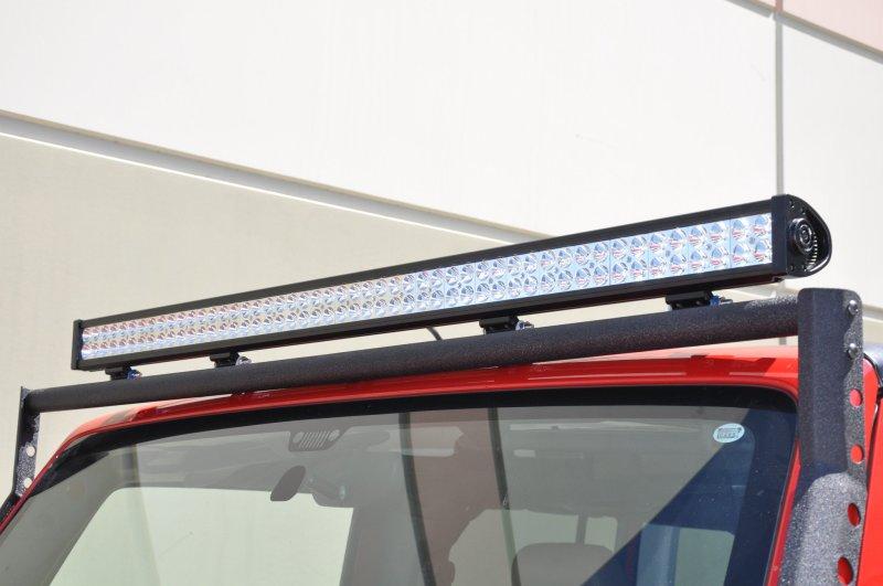 DV8 Offroad Chrome Series 50in Light Bar 300W Flood/Spot 3W LED B50CE300W3W Main Image