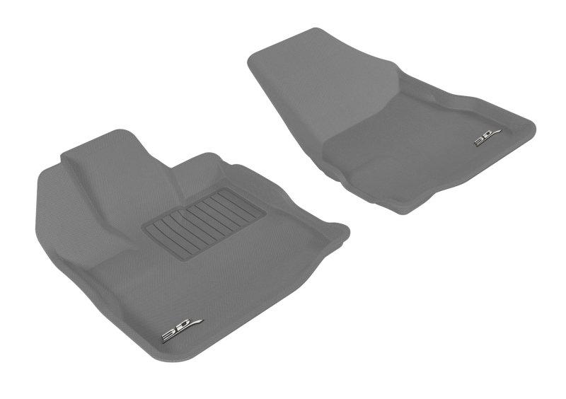 3D MAXpider 2010-2017 Chevrolet/GMC Equinox/Terrain Kagu 1st Row Floormat - Gray L1CH01411501 Main Image