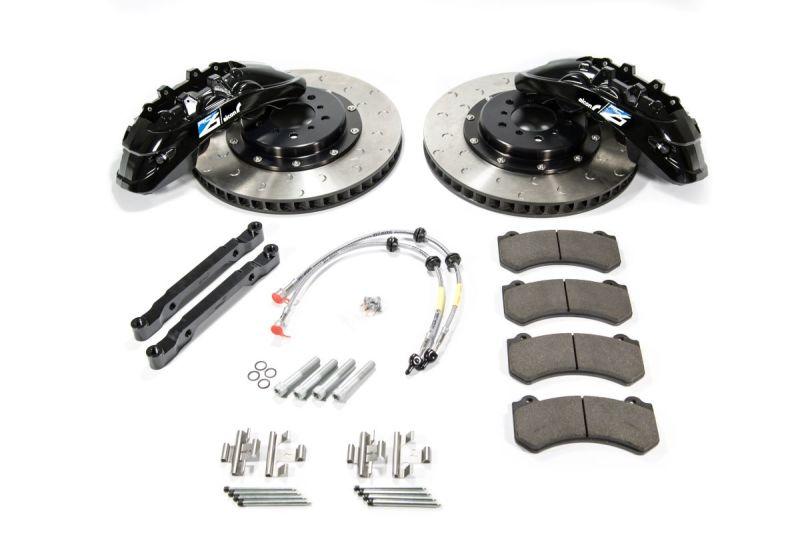 Alcon 2009+ Nissan GT-R R35 412x36mm Rotor Sky Blue 6 Piston Caliper RC6 Front Axle Kit BKF7059ZG05 Main Image