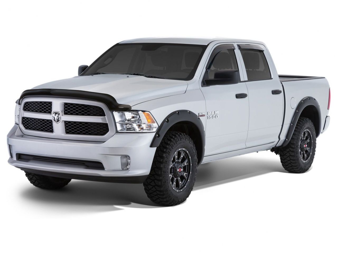 Stampede Tape-Onz Sidewind Deflector, Smoke, 4 pc. for 2019 Ram 1500 Classic