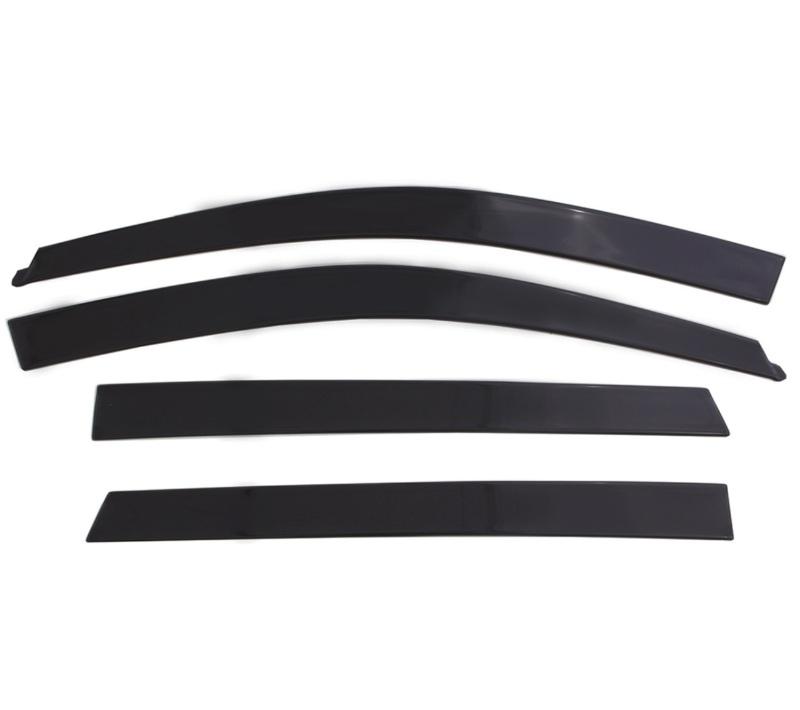 AVS 17-18 Ford F-150/F-250/F-350 SuperCab Ventvisor Low Profile Window Deflectors 4pc - Matte Black 774061 Main Image