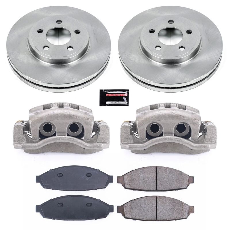 PowerStop PSB Autospecialty Kit w/Cals Brakes, Rotors & Pads Brake Kits - OE main image