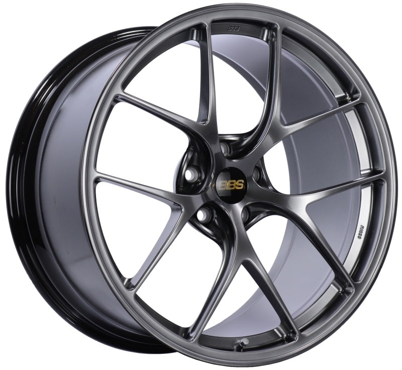 BBS RI-D 20x10 5x112 ET19 Diamond Black Wheel -82mm PFS/Clip Required RI051DBK