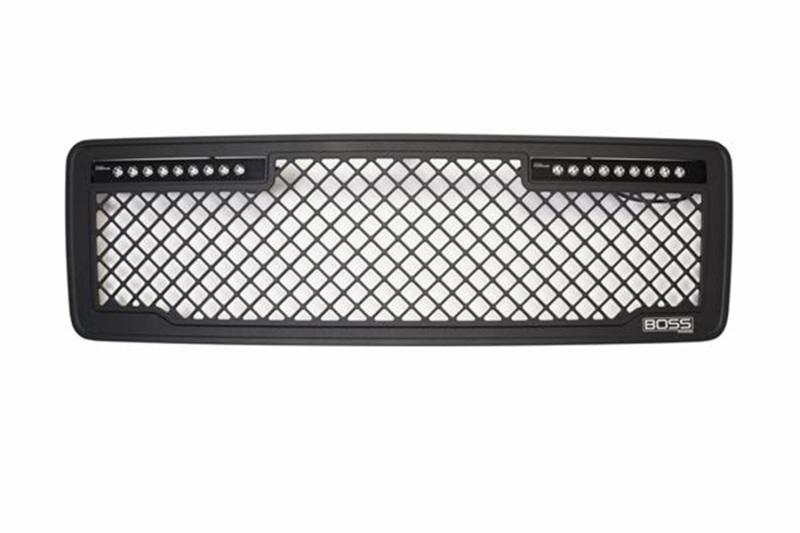 Putco 13-14 Ford F-150 - Lighted (w/ 10in Luminix Light Bar) Lighted Boss Grille 270541BL Main Image