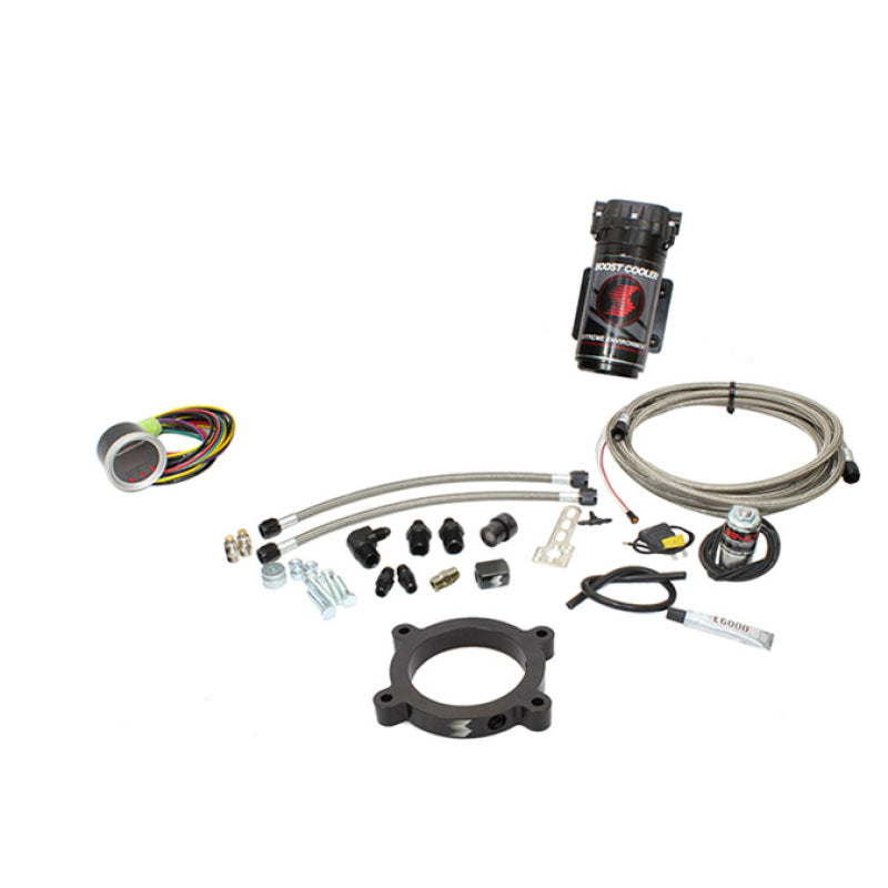 Snow Performance 2014+ GM Truck Stg 2 Bst Cooler F/I Water Inj. Kit (SS Braided Line/4AN) w/o Tank SNO-2167-BRD-T