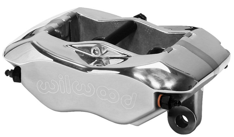 Wilwood Caliper-Forged Narrow Dynalite 3.50in Mount Polished 1.12in Pistons .38in Disc 120-11577-P