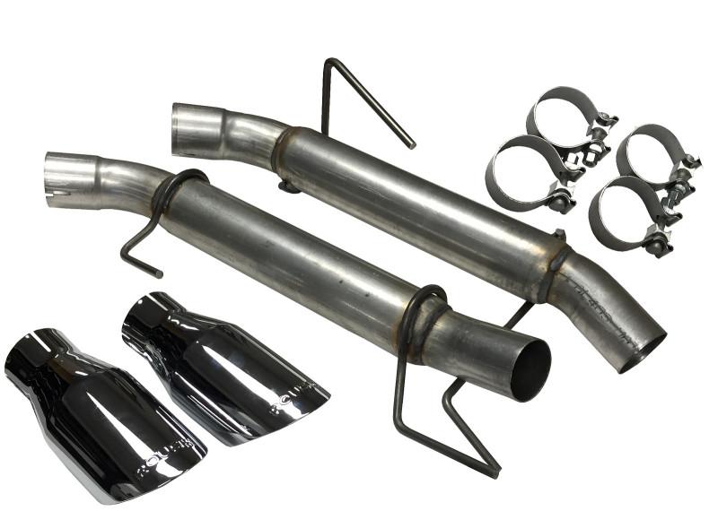 ROUSH 2005-2010 Ford Mustang V8 Extreme Axle-Back Exhaust Kit 421915 Main Image