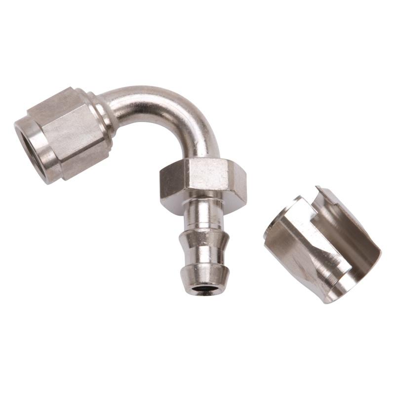 Russell Performance Twist Lok Hose End Tight Radius #6 120 Deg (Endura) 626001 Main Image