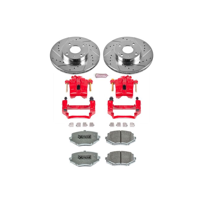 PowerStop PSB Z26 Street Kit w/Cals Brakes, Rotors & Pads Brake Kits - Performance D&S main image