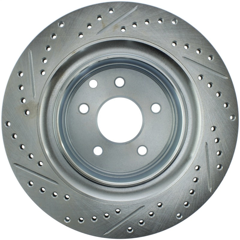 StopTech Select Sport 14-16 Infiniti Q60 Drilled and Slotted Rear Left Brake Rotor 227.42093L