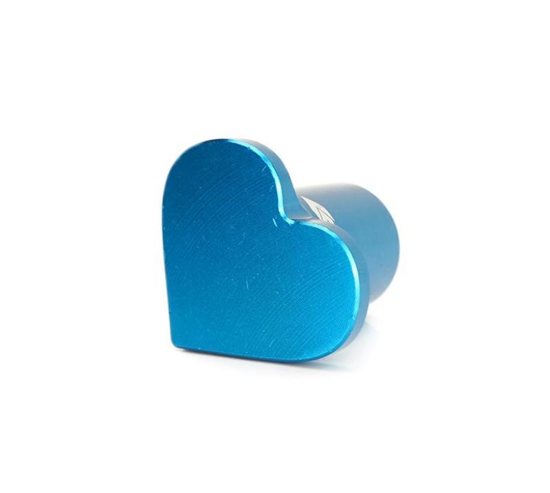 NRG Heart Shape Drift Button Honda - Blue DB-H003BL