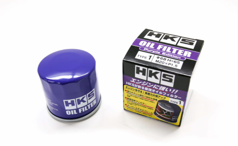 HKS OIL FILTER 68mm-H65 M20 (Purple) 52009-AK005V