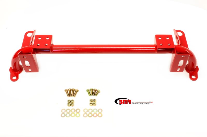 BMR 05-14 S197 Mustang Radiator Support w/ Sway Bar Mount - Red RS003R