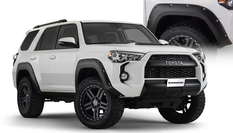 Bushwacker 14-18 Toyota 4Runner Pocket Style Flares 4pc Excludes Limited - Black 30921-02 Main Image