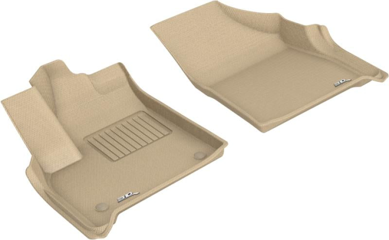 3D MAXpider 2018-2020 Buick Enclave Kagu 1st Row Floormat - Tan L1BC04011502 Main Image