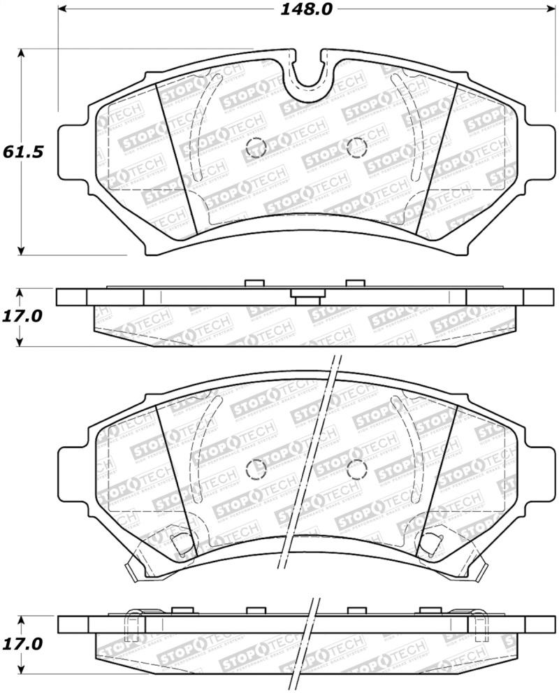 StopTech Street Brake Pads 308.07530 Main Image