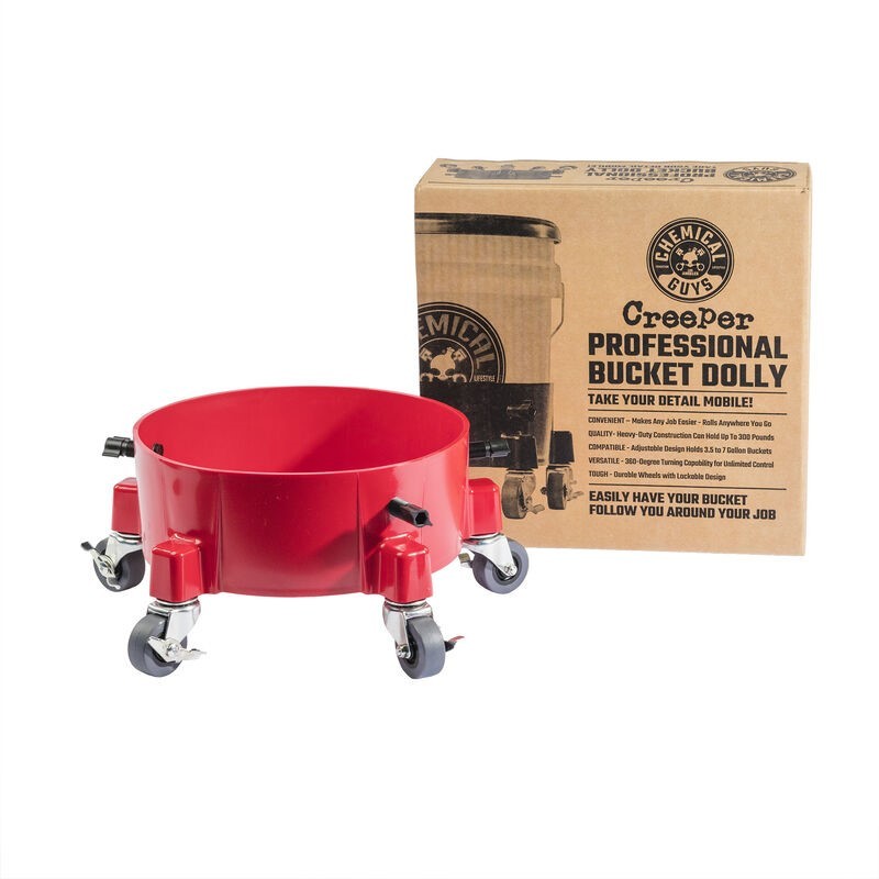 Chemical Guys Creeper Professional Bucket Dolly - Red (P1) ACC1001R