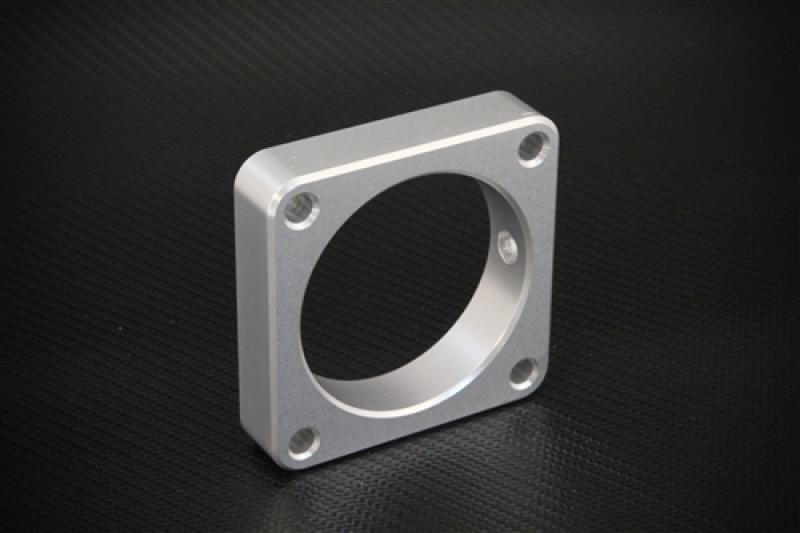 Torque Solution Throttle Body Spacer (Silver): Nissan Sentra SE-R Spec V 2007-2012 TS-TBS-007 Main Image