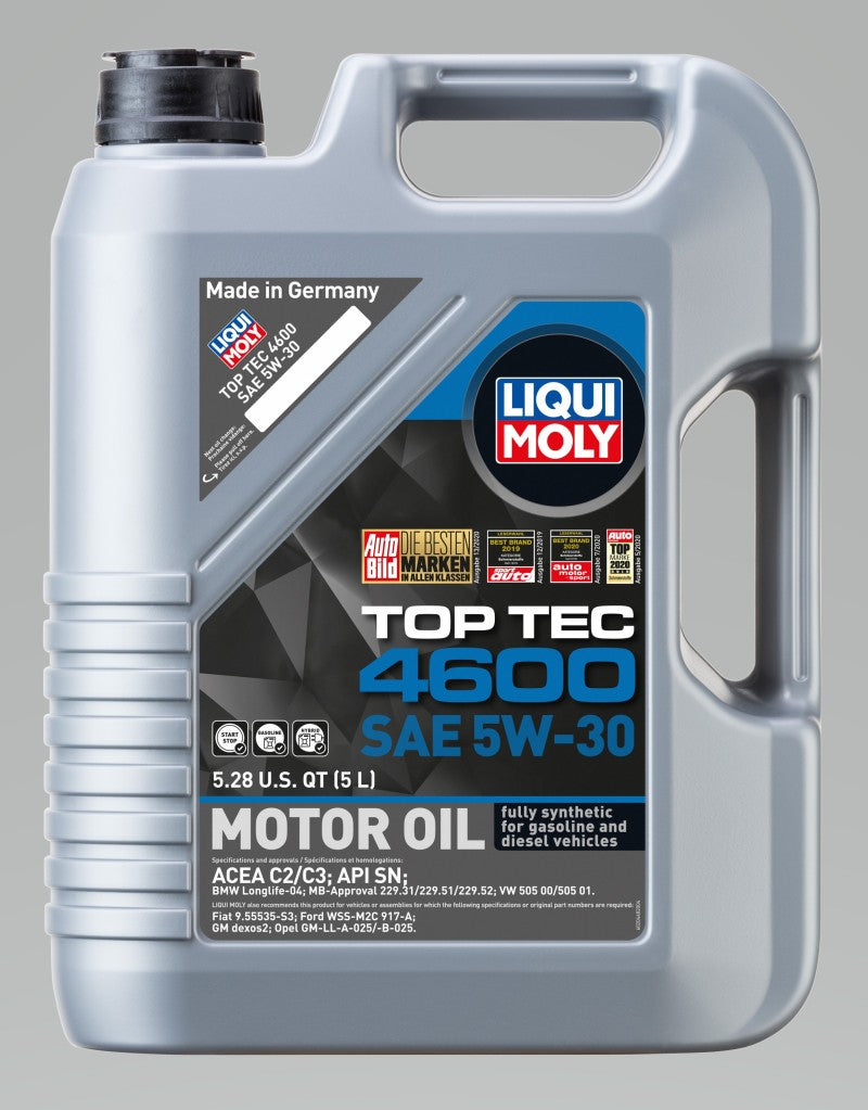 LIQUI MOLY 5L Top Tec 4600 Motor Oil 5W-30 20448