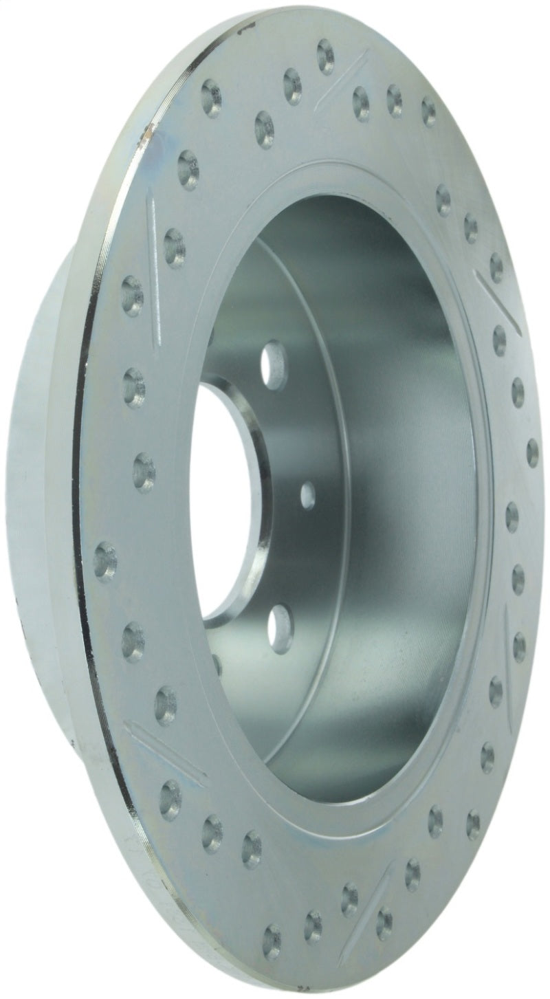 StopTech Select Sport 92-00 Honda Civic Drilled/Slotted Vented 1-Piece Rear Driver Side Brake Rotor 227.40017L