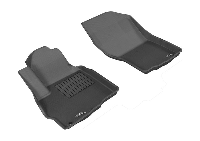 3D MAXpider 2011-2019 Mitsubishi Outlander Kagu 1st Row Floormat - Black L1MT01011509