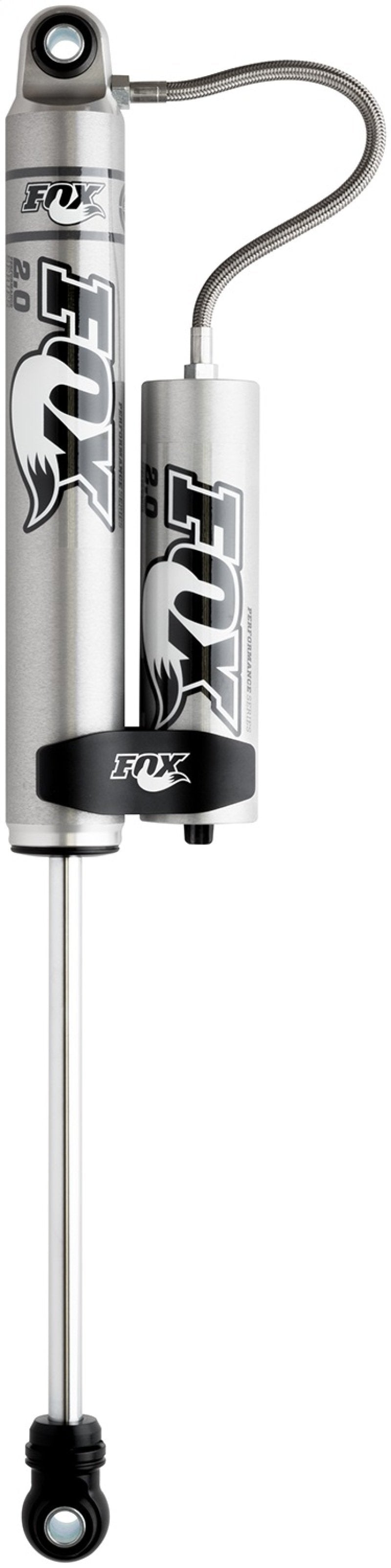 Fox 99+ Chevy HD 2.0 Performance Series 10.6in. Smooth Body Remote Res. Rear Shock / 0-1in. Lift 980-24-955 Main Image