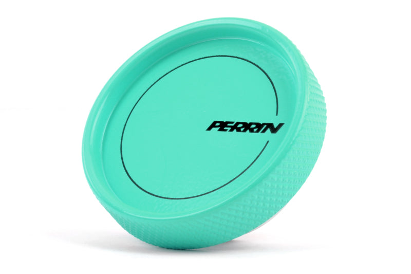 Perrin 02-19 Subaru WRX/04-19 STi/2019 Ascent/13-19 BRZ & Scion FR-S/Toyota 86 Oil Cap - Hyper Teal PSP-ENG-711TE