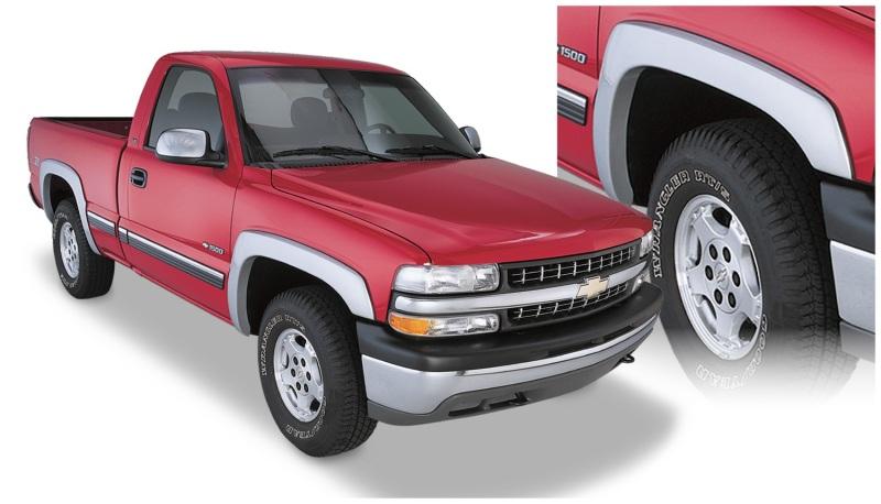 Bushwacker 99-02 Chevy Silverado 1500 Fleetside OE Style Flares 4pc 78.0/96.0in Bed - Black 40907-02 Main Image