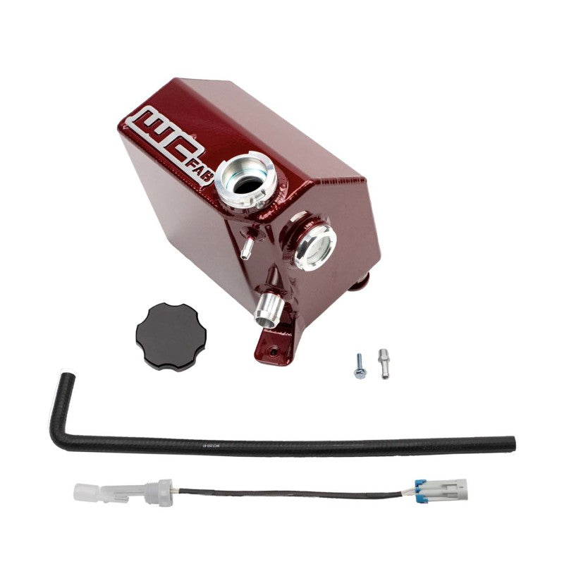 Wehrli 17-19 Chevrolet 6.6L L5P Duramax OEM Placement Coolant Tank Kit - WCFab Red WCF100433-RED