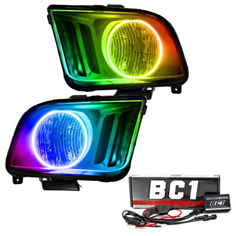 ORACLE Lighting Oracle 05-09 Ford Mustang SMD HL - ColorSHIFT w/ BC1 Controller 7048-335