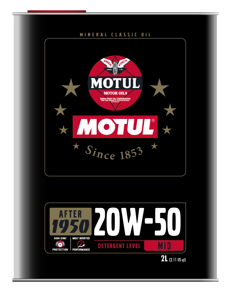 Motul 20W50 Classic Performance Oil - 10x2L 110621