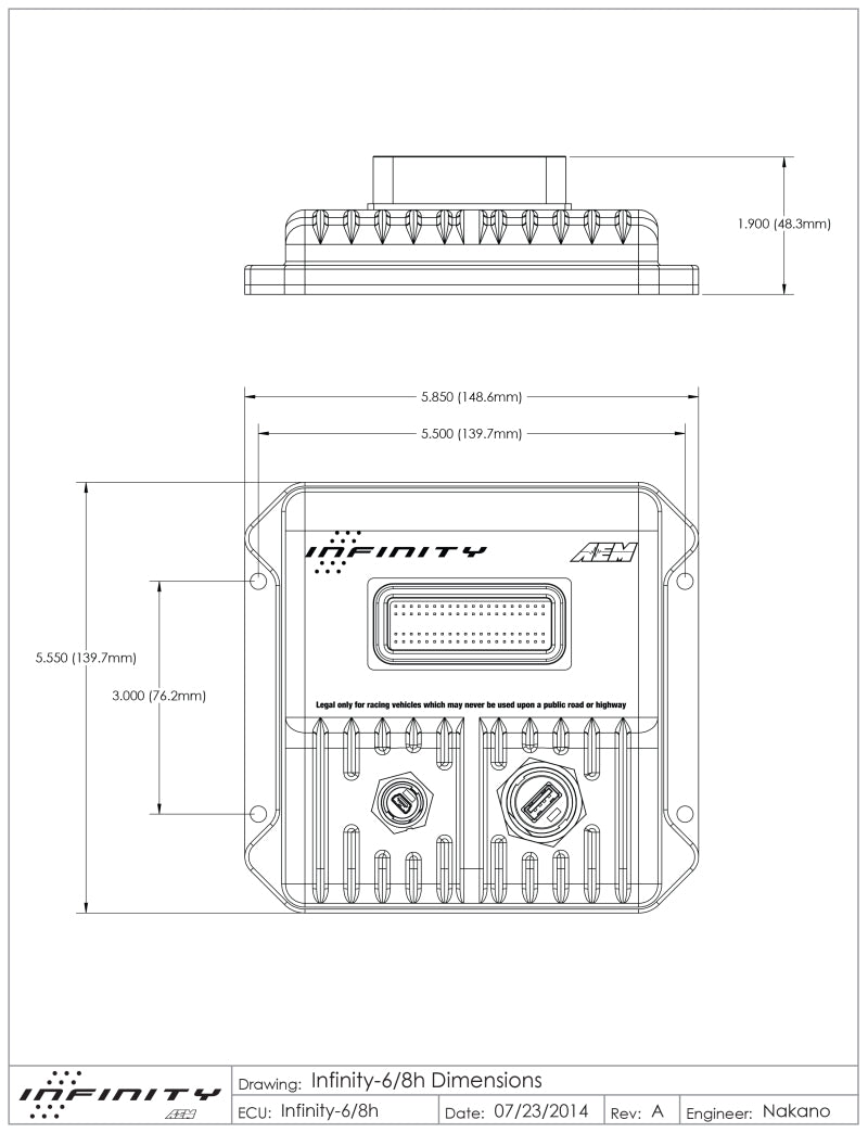 AEM Infinity Series 5 30-7112