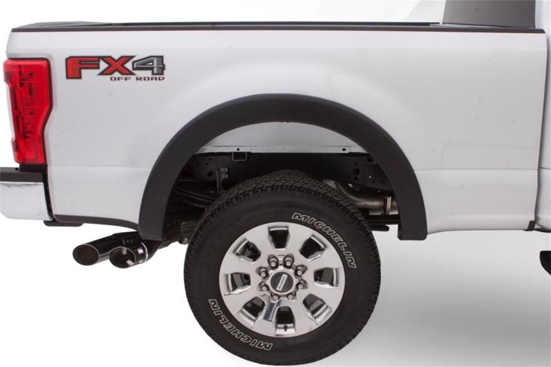 Bushwacker 16-18 Nissan Titan XD Pocket Style Flares 2pc 78.0in Bed - Black 70018-02 Main Image