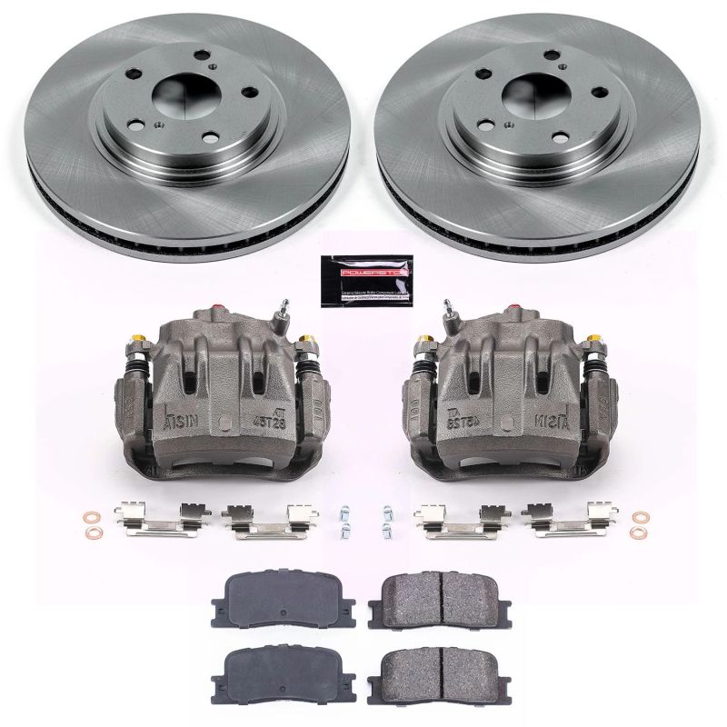 PowerStop PSB Autospecialty Kit w/Cals Brakes, Rotors & Pads Brake Kits - OE main image