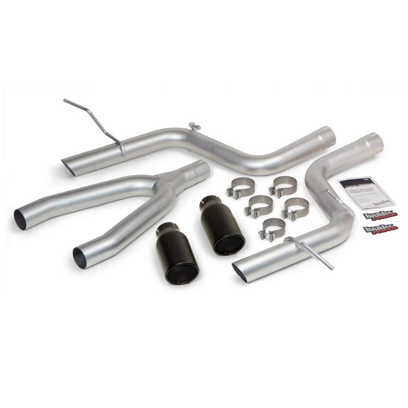 Banks Power 14 Jeep Grand Cherokee 3.0L Diesel Monster Exhaust Sys - SS Single Exhaust w/ Black Tip 51364-B Main Image