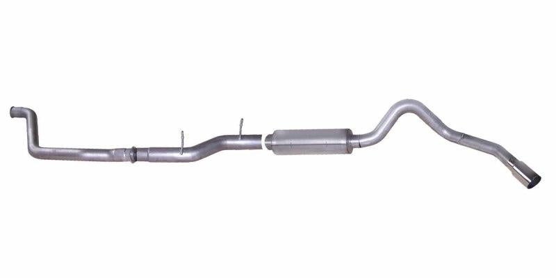 Gibson 03-07 Ford F-250 Super Duty Lariat 6.0L 4in Turbo-Back Single Exhaust - Stainless 619615 Main Image