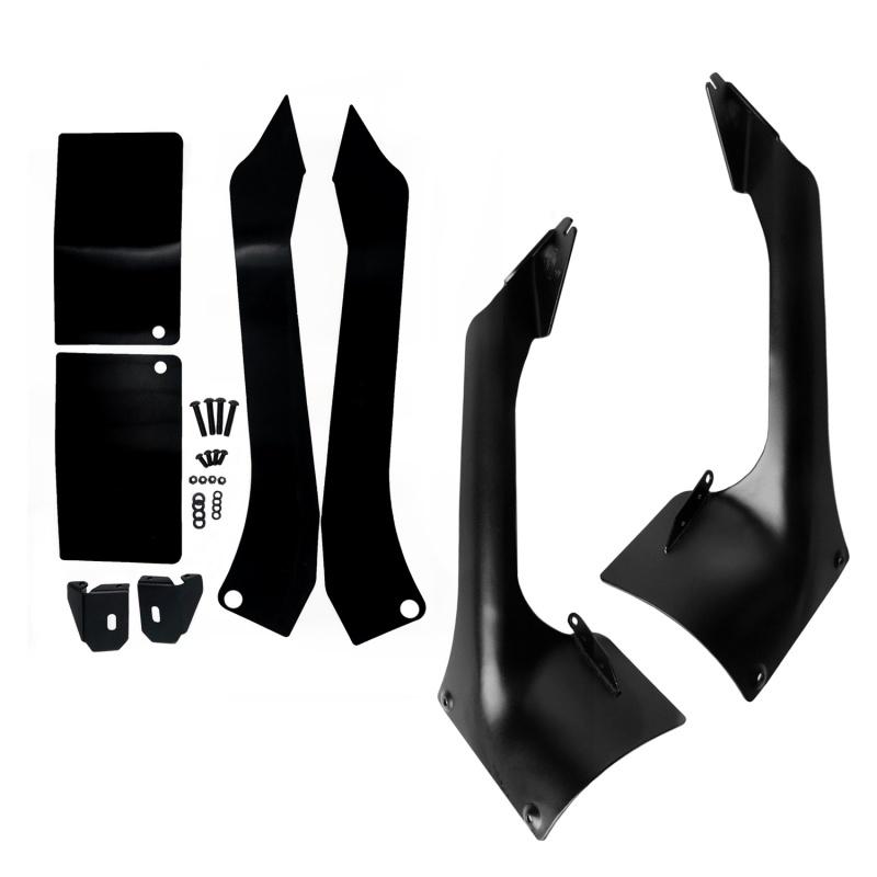 KC HiLiTES Jeep JL/JT 50in. Overhead Xross Bar Kit w/(6) Apollo Pro Halogen Lights 100w - Black 97061 Main Image