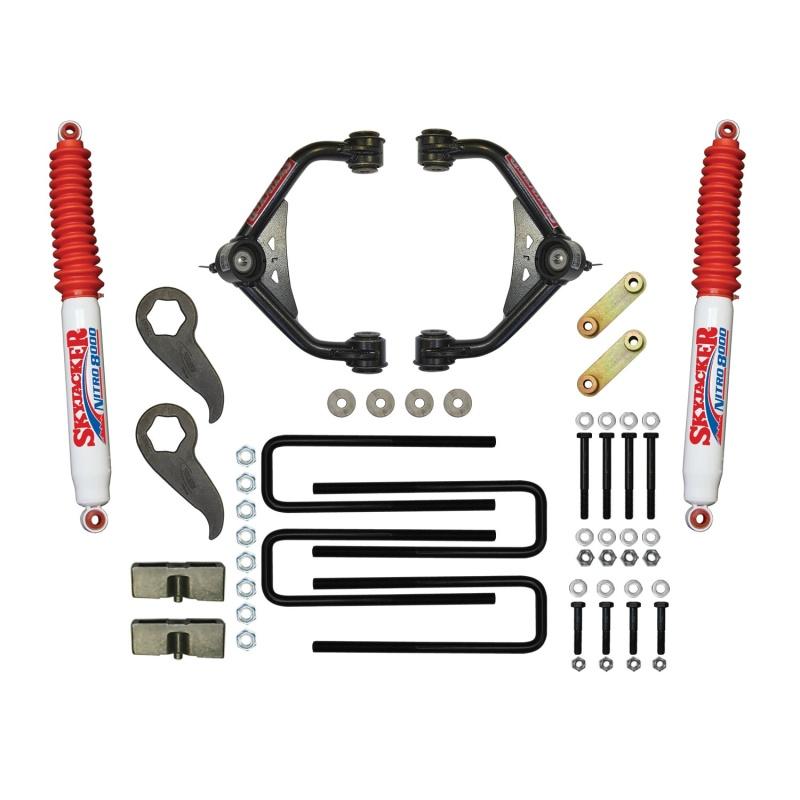 Skyjacker 2011-2019 GM 2500HD/3500HD 2WD/4WD 3-3.5in UCA Lift Kit w/Rear Nitro 8000 Shocks C11350PN Main Image