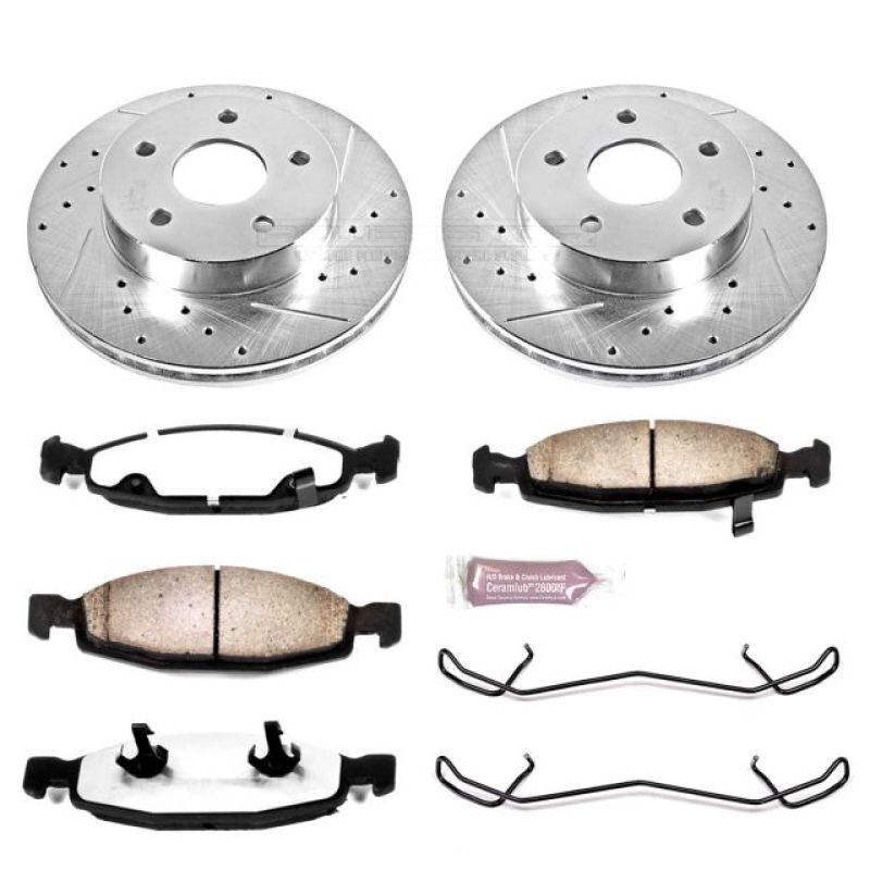 PowerStop PSB Z36 Truck & Tow Kit Brakes, Rotors & Pads Brake Kits - Performance D&S main image