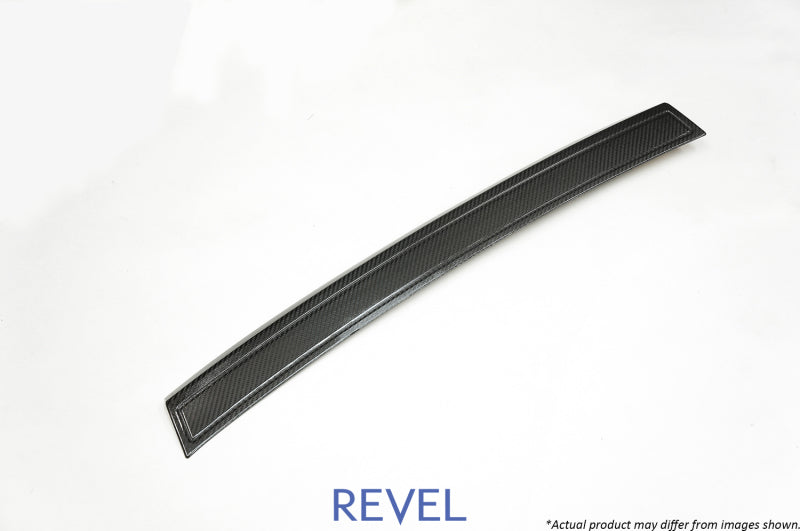 Revel GT Dry Carbon Rear Bumper Applique 15-18 Subaru WRX/STI - 1 Piece 1TR4GT0AS05
