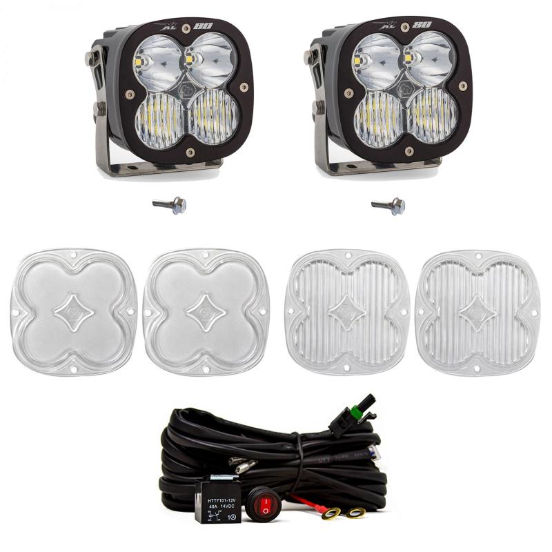 Baja Designs 2021+ Ford Bronco A Piller Light Kit XL80 D/C 447751